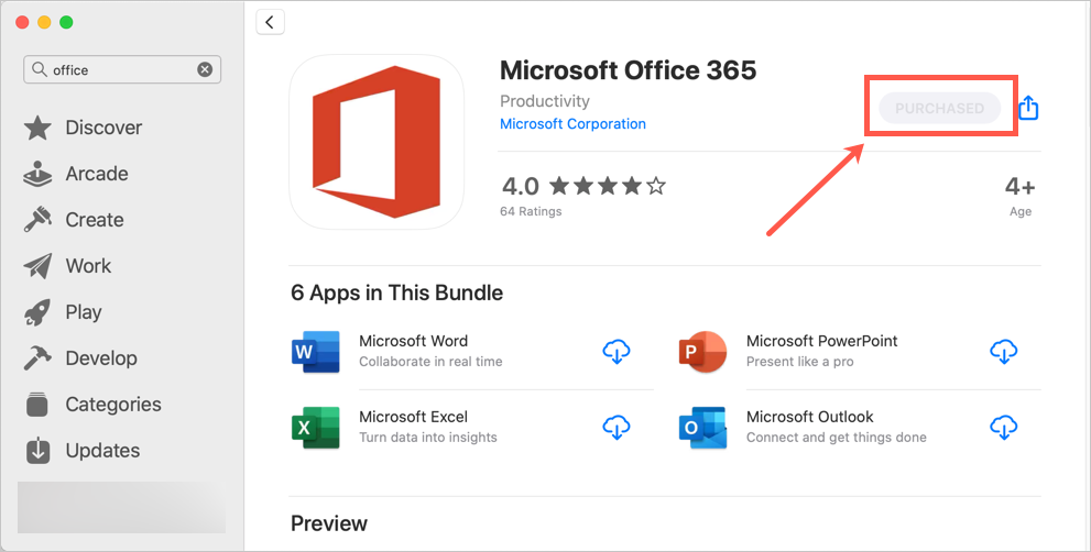 installing office 365 for mac